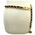 VINTAGE CHANEL CC MEDAILLON GÜRTEL VERSCHLUNGENES LEDER 80 GOLDMETALL Golden - Ansicht 2