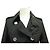 TRENCH MANTEAU BURBERRY BRIT 3751415 ALGODÓN M 38 CINTURÓN Negro - vista 2
