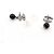 NUOVE ORECCHINI CHANEL LOGO CC E PERLA NERA METALLO ARGENTO - vista 5