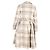 Abrigo de cuadros con cinturón de Acne Studios en lana de alpaca marrón Castaño - vista 3