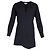 Abito mini a maniche lunghe Isabel Marant Étoile in lana blu navy