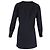 Abito mini a maniche lunghe Isabel Marant Étoile in lana blu navy - vista 3