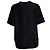 Top nero lucido a maniche corte Jil Sander - vista 3