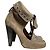 Botines Mossa con tachuelas en ante marrón de Isabel Marant Castaño Roja