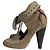 Botines Mossa con tachuelas en ante marrón de Isabel Marant Castaño Roja - vista 3