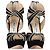 Koko-Plateau-Sandalen von Jimmy Choo aus schwarzem Wildleder - Ansicht 3