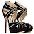 Koko-Plateau-Sandalen von Jimmy Choo aus schwarzem Wildleder - Ansicht 5