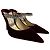 Mule con tacco in velluto bordeaux decorate con cristalli Bing di Jimmy Choo - vista 3