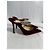 Mule con tacco in velluto bordeaux decorate con cristalli Bing di Jimmy Choo - vista 8