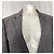 Blazer xadrez de botão único em lã cinza da Boss por Hugo Boss - vista 11