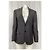 Blazer xadrez de botão único em lã cinza da Boss por Hugo Boss - vista 8