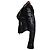 Philipp Plein Lederjacke mit Stickerei Schwarz - Ansicht 4