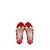 Sandali Maitai Jimmy Choo in suede rosso - vista 10