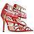 Sandali Maitai Jimmy Choo in suede rosso - vista 2