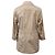 Chaqueta cortavientos Hermès con botones en algodón beige - vista 3