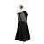 Autre Marque SILVIA ASTORE Kleid T.IT 40 Seide Schwarz - Ansicht 3