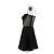 Autre Marque SILVIA ASTORE Kleid T.IT 40 Seide Schwarz - Ansicht 4