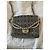 Timeless Borsa Chanel in pelle grigio scuro con camelia Grigio antracite - vista 2