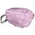 Borsa a tracolla incrociata in nylon tessuto rosa con logo Prada Beige - vista 3