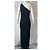 Totême Ripp Maxi Ein-Schulter Enges Kleid aus schwarzer Viskose - Ansicht 9