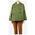 Attic and Barn Khaki-grüne, doppelt-knöpfte Trenchjacke - Größe UK 10