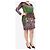 Etro Vestido midi de seda verde estampada - talla UK 12 - vista 3