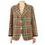 Attic and Barn Multifarbiger Karo-Seersucker-Blazer - Größe UK 10 Mehrfarben