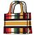 Book Tote Dior Mini D Stripes Tote Giallo - vista 2