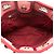 Chanel Rote Mini-Deauville-Tasche aus Mischfasern Bordeaux - Ansicht 4