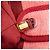 Chanel Rote Mini-Deauville-Tasche aus Mischfasern Bordeaux - Ansicht 6