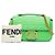 Fendi Green Zucca Embossed Leather Chain Midi Baguette Light green - view 11