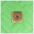 Fendi Green Zucca Embossed Leather Chain Midi Baguette Light green - view 5
