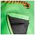 Fendi Green Zucca Embossed Leather Chain Midi Baguette Light green - view 6