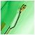 Fendi Green Zucca Embossed Leather Chain Midi Baguette Light green - view 7
