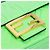Fendi Green Zucca Embossed Leather Chain Midi Baguette Light green - view 8