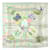 Hermès Green Le Carnaval De Venise Silk Scarf. Light green Cloth  ref.1975674