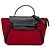 Belt Bag Céline Borsa a tracolla mini in feltro rosso e pelle di vitello Celine