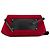 Belt Bag Céline Borsa a tracolla mini in feltro rosso e pelle di vitello Celine - vista 3