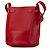 Big Bag Céline Borsa a secchiello incrociata in pelle rossa Celine Rosso - vista 2