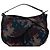 Saddle Borsa a sella morbida in denim camouflage Dior Brown Peter Doig Marrone