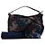 Saddle Borsa a sella morbida in denim camouflage Dior Brown Peter Doig Marrone - vista 8