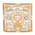 Hermès Yellow Decoupages Silk Scarf Cloth  ref.1976545