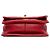 Chanel Rojo Mini Acolchado de Cordero Suave Cuadrado Roja - vista 3