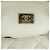Chanel White Métiers d'Art CC Tasche aus gestepptem Lammleder mit Obergriff Weiß - Ansicht 6