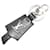 Louis Vuitton Black Leather Clochette Bag Charm and Key Chain Pony-style calfskin  ref.1976707