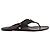 Sandali Chanel CC in pelle nera Nero