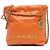 Chanel Orange Mini Handtasche aus glänzendem Kalbsleder 22
