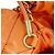 Chanel Orange Mini Handtasche aus glänzendem Kalbsleder 22 - Ansicht 8