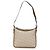Céline Celine Brown C Macadam Canvas Schultertasche Braun Beige