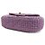 Chanel Viola CC Tweed Trapuntato con Manico Porpora - vista 3
